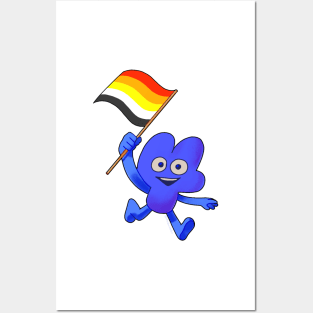 Lithosexual Pride Flag Four! Posters and Art